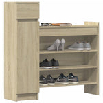 Skohylle Sonoma Eik 100,5X28X100 Cm Konstruert Tre