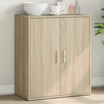 Skjenk Sonoma Eik 60X31X70 Cm Konstruert Tre