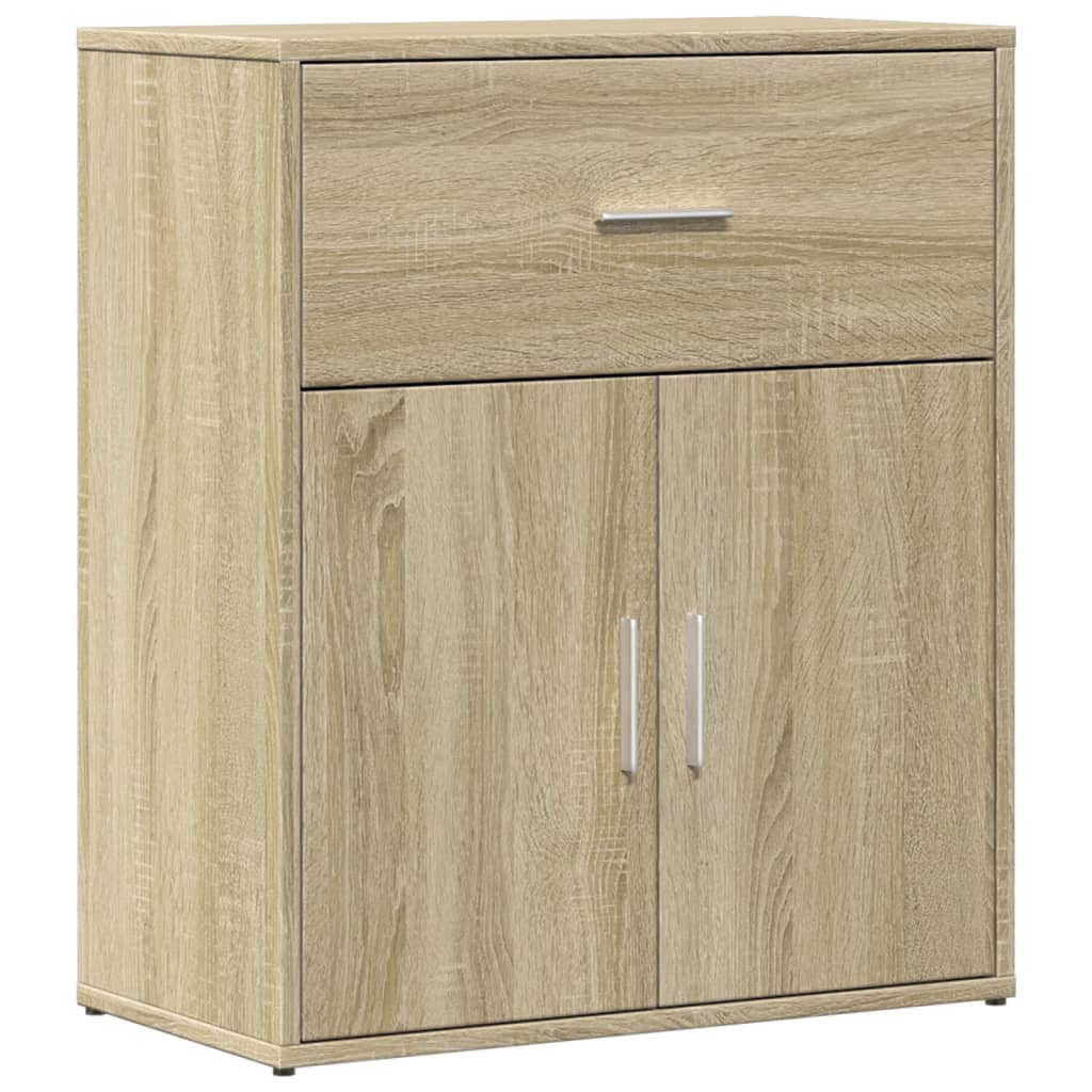 Skjenk Sonoma Eik 60X31X70 Cm Konstruert Tre