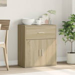 Skjenk Sonoma Eik 60X31X70 Cm Konstruert Tre