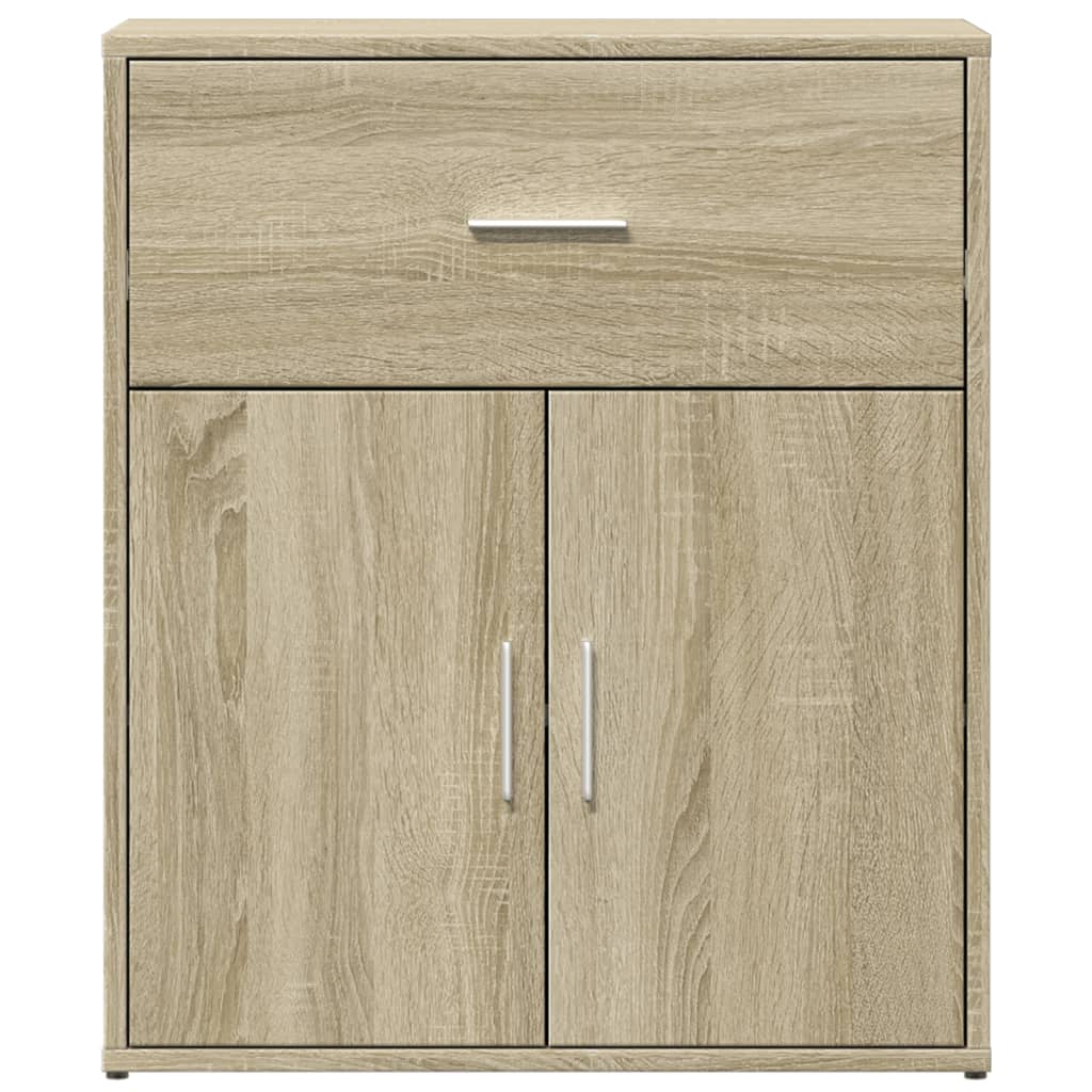Skjenk Sonoma Eik 60X31X70 Cm Konstruert Tre