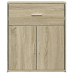 Skjenk Sonoma Eik 60X31X70 Cm Konstruert Tre