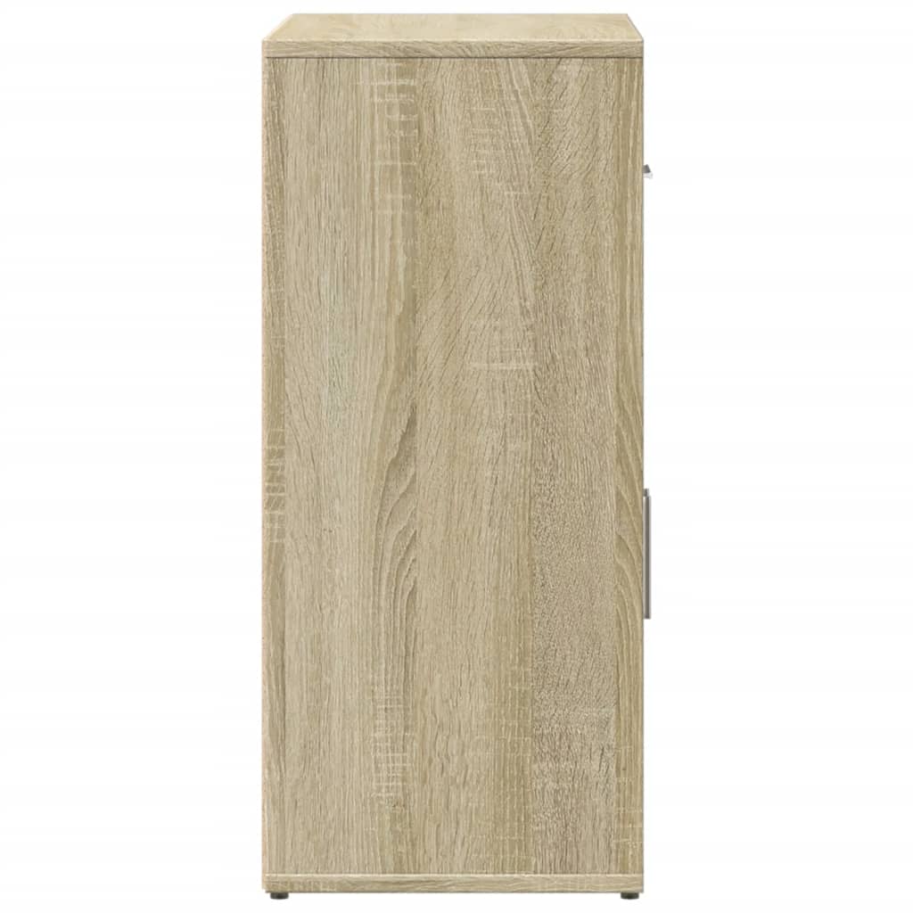 Skjenk Sonoma Eik 60X31X70 Cm Konstruert Tre