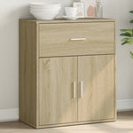 Skjenk Sonoma Eik 60X31X70 Cm Konstruert Tre