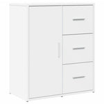 Skjenk Hvit 60X31X70 Cm Konstruert Tre