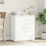 Skjenk Hvit 60X31X70 Cm Konstruert Tre