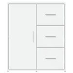 Skjenk Hvit 60X31X70 Cm Konstruert Tre