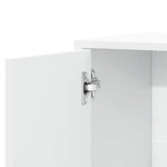 Skjenk Hvit 60X31X70 Cm Konstruert Tre