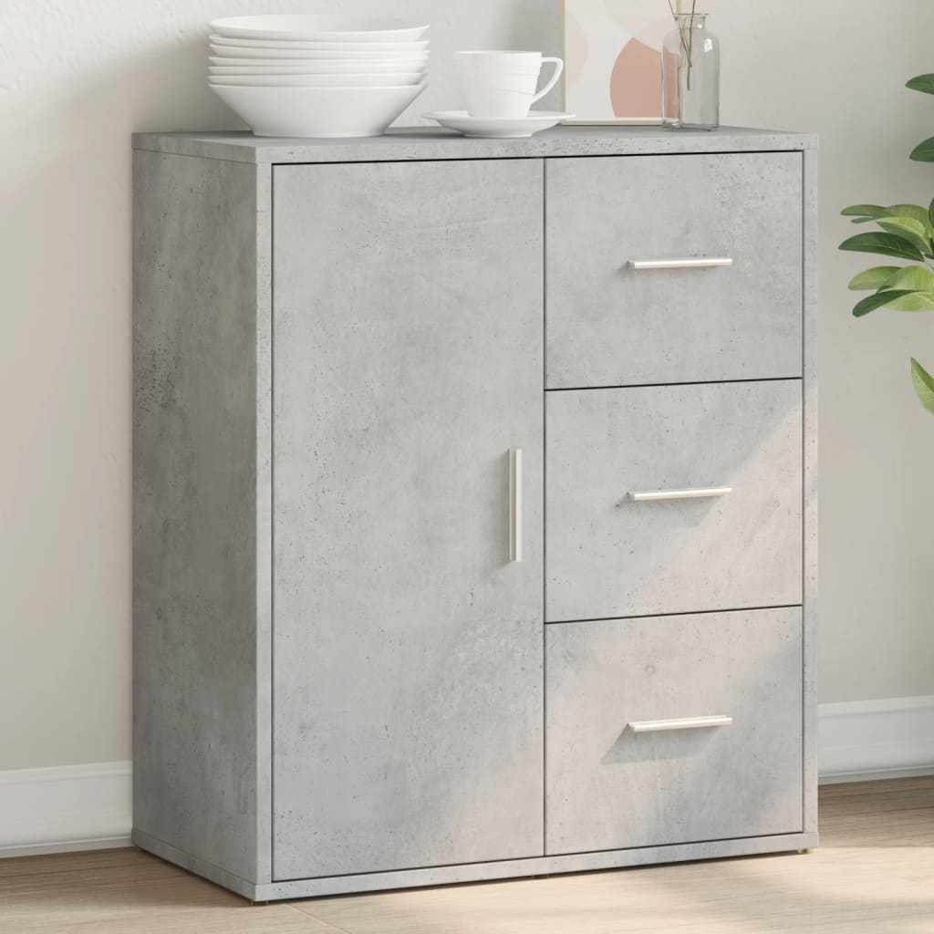 Skjenk Grå 60X31X70 Cm Konstruert Tre
