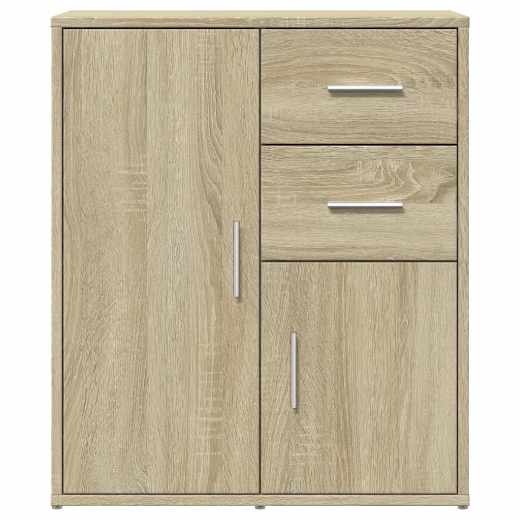 Skjenk Sonoma Eik 60X31X70 Cm Konstruert Tre