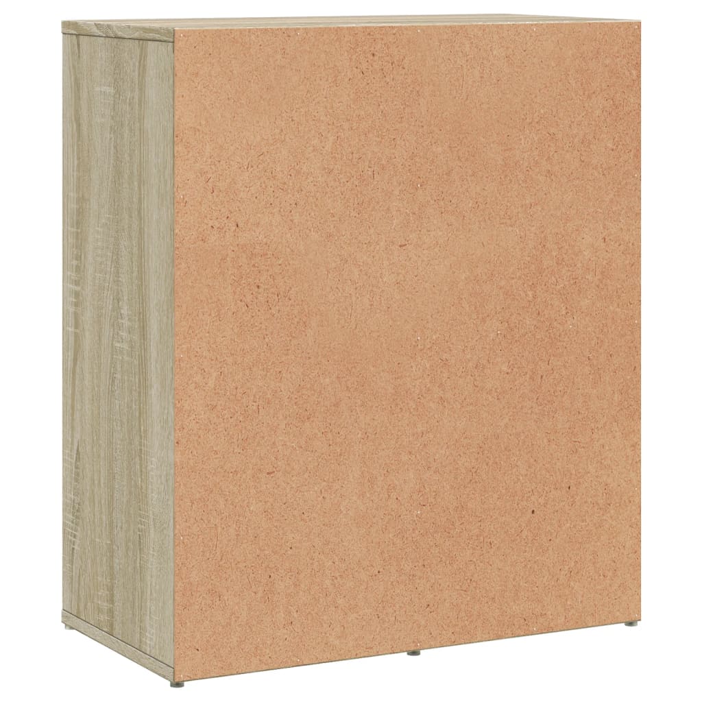 Skjenk Sonoma Eik 60X31X70 Cm Konstruert Tre