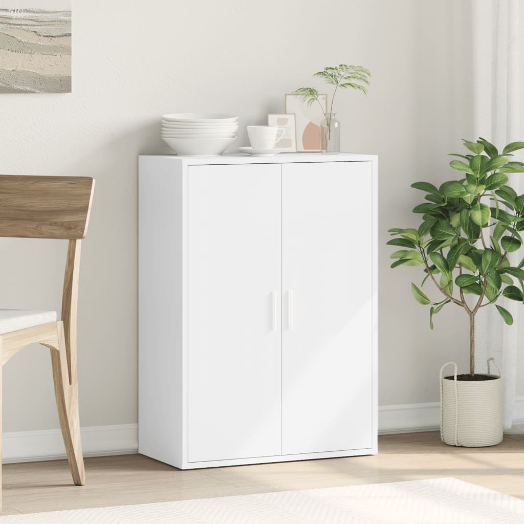 Skjenk Hvit 60X31X84 Cm Konstruert Tre