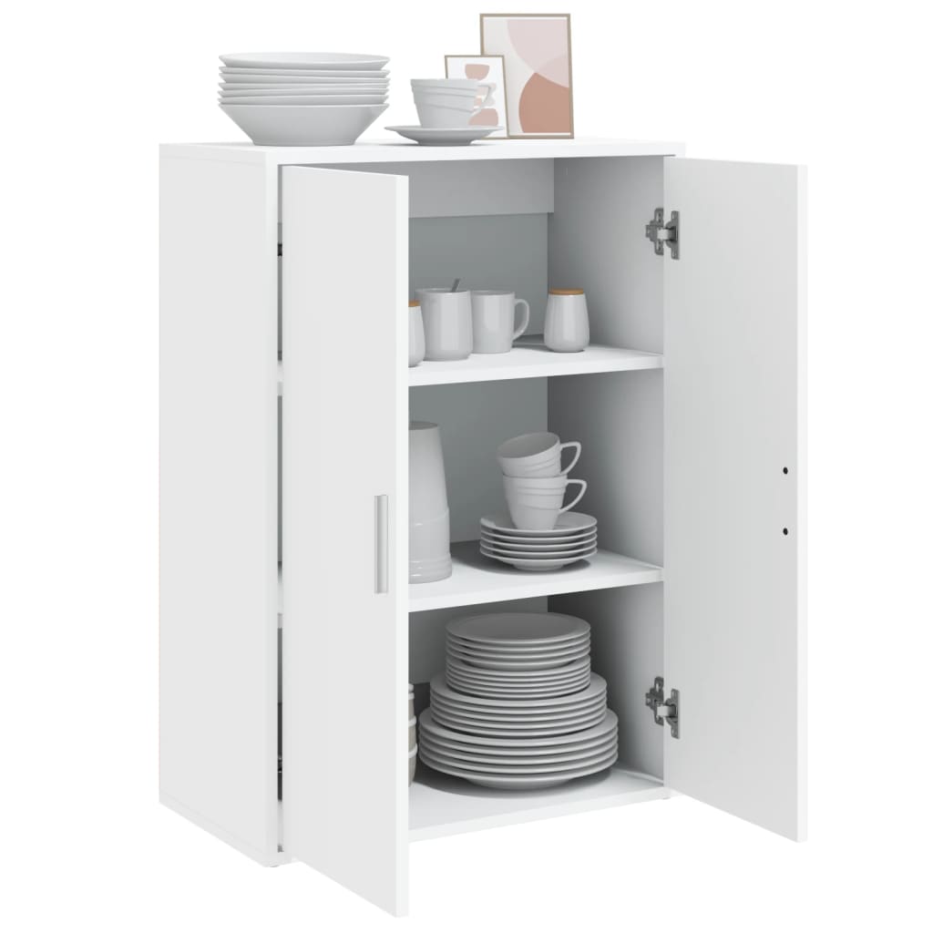 Skjenk Hvit 60X31X84 Cm Konstruert Tre