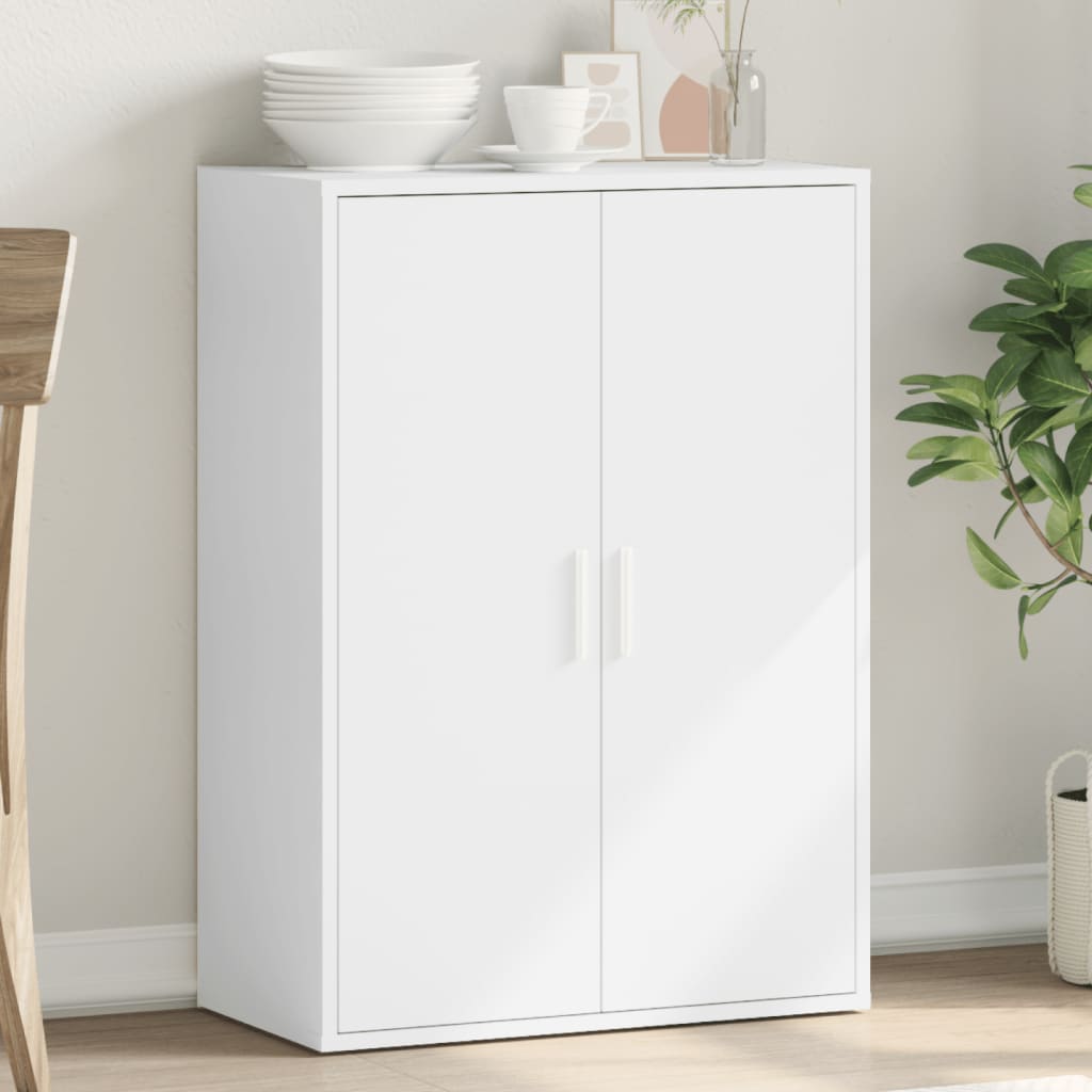 Skjenk Hvit 60X31X84 Cm Konstruert Tre