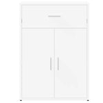 Skjenk Hvit 60X30X84 Cm Konstruert Tre