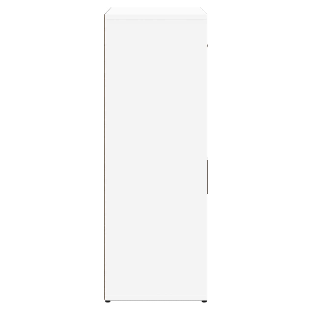 Skjenk Hvit 60X30X84 Cm Konstruert Tre