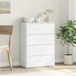 Skjenk Hvit 60X31X84 Cm Konstruert Tre