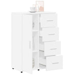 Skjenk Hvit 60X31X84 Cm Konstruert Tre