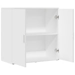 Skjenk Hvit 79X38X80 Cm Konstruert Tre