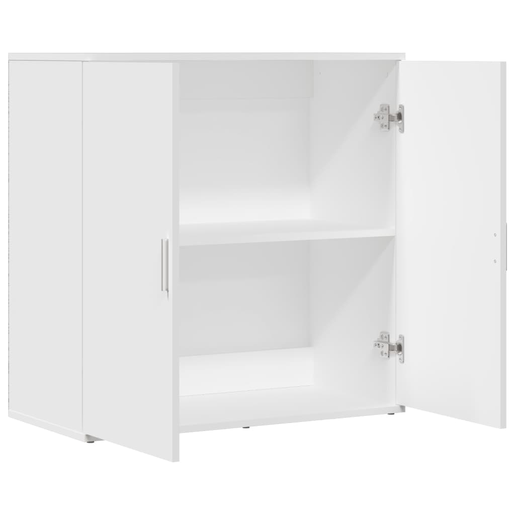 Skjenk Hvit 79X38X80 Cm Konstruert Tre