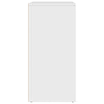 Skjenk Hvit 79X38X80 Cm Konstruert Tre