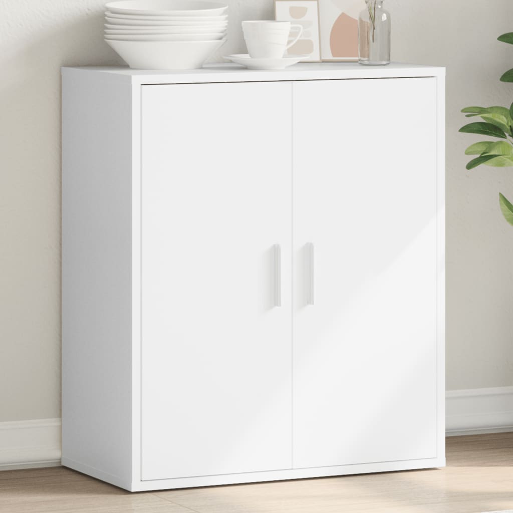Skjenk Hvit 79X38X80 Cm Konstruert Tre