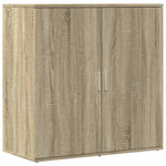 Skjenk Sonoma Eik 79X38X80 Cm Konstruert Tre