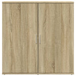 Skjenk Sonoma Eik 79X38X80 Cm Konstruert Tre