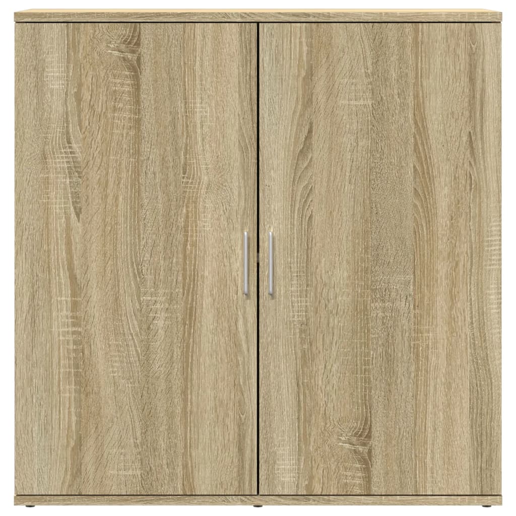 Skjenk Sonoma Eik 79X38X80 Cm Konstruert Tre