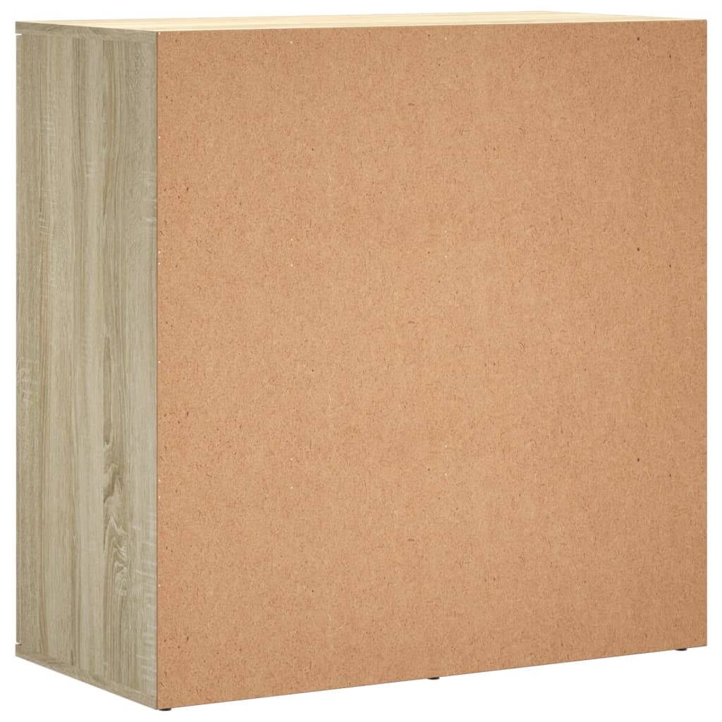 Skjenk Sonoma Eik 79X38X80 Cm Konstruert Tre