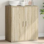 Skjenk Sonoma Eik 79X38X80 Cm Konstruert Tre