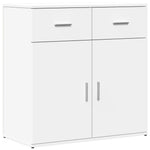 Skjenk Hvit 79X38X80 Cm Konstruert Tre