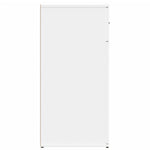 Skjenk Hvit 79X38X80 Cm Konstruert Tre