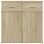 Skjenk Sonoma Eik 79X38X80 Cm Konstruert Tre