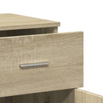 Skjenk Sonoma Eik 79X38X80 Cm Konstruert Tre