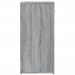 Skjenk Grå Sonoma 79X38X80 Cm Konstruert Tre