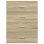 Skjenk Sonoma Eik 60X39X80 Cm Konstruert Tre
