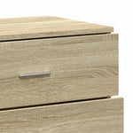 Skjenk Sonoma Eik 60X39X80 Cm Konstruert Tre