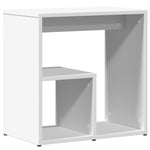 Sidebord 2 Stk Hvit 50X30X50 Cm Konstruert Tre