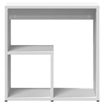 Sidebord 2 Stk Hvit 50X30X50 Cm Konstruert Tre
