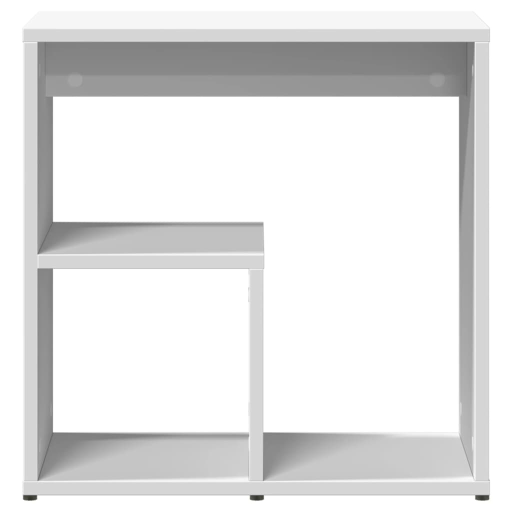 Sidebord 2 Stk Hvit 50X30X50 Cm Konstruert Tre