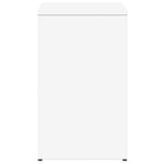 Sidebord 2 Stk Hvit 50X30X50 Cm Konstruert Tre