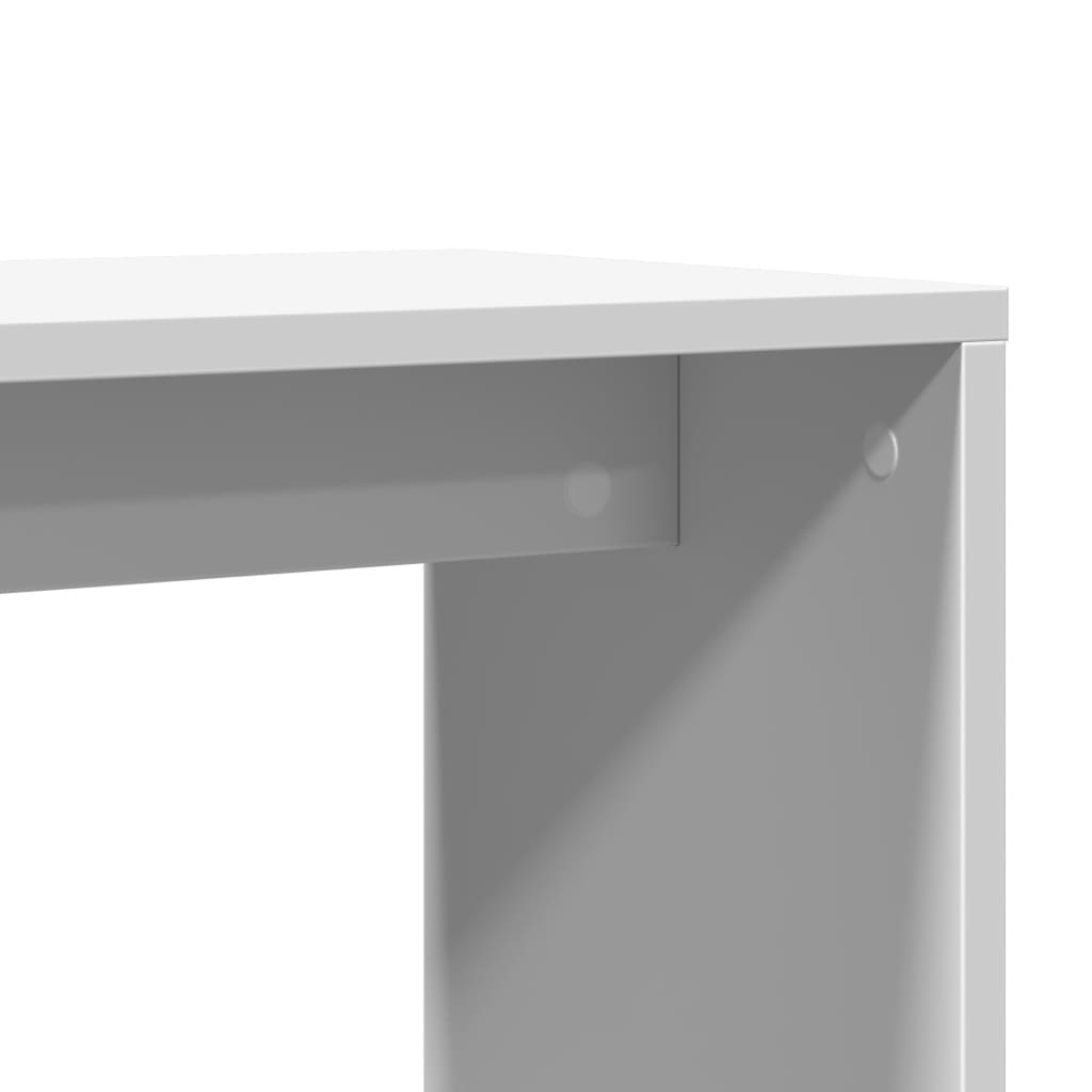 Sidebord 2 Stk Hvit 50X30X50 Cm Konstruert Tre