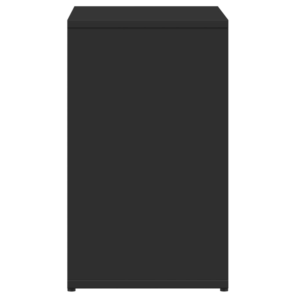 Sidebord Svart 50X30X50 Cm Sponplate