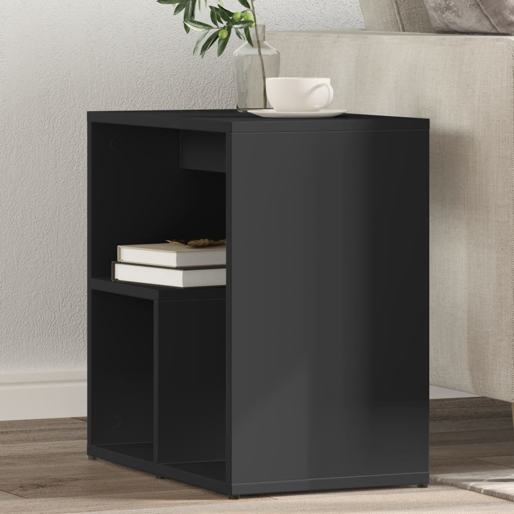 Sidebord Svart 50X30X50 Cm Sponplate