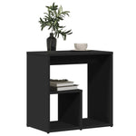 Sidebord 2 Stk Svart 50X30X50 Cm Konstruert Tre