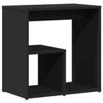 Sidebord 2 Stk Svart 50X30X50 Cm Konstruert Tre