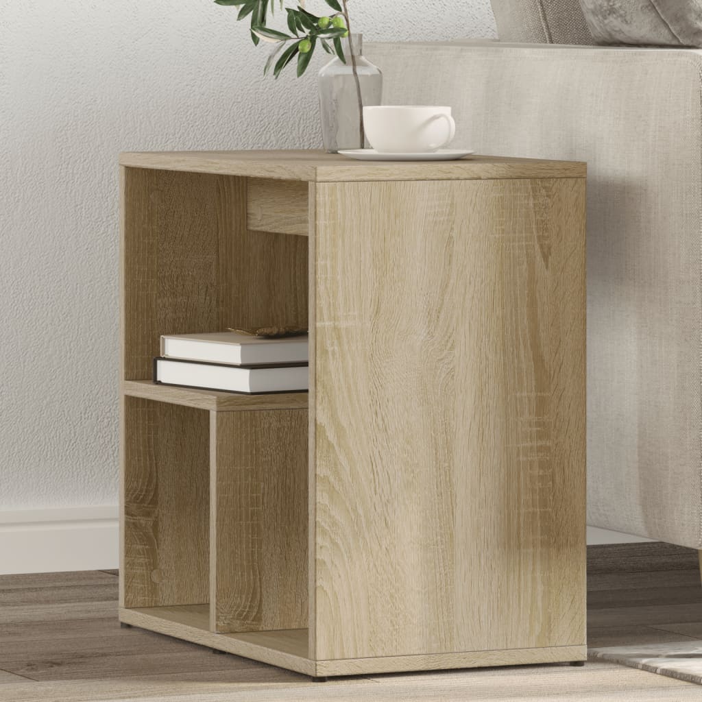 Sidebord 2 Stk Sonoma Eik 50X30X50 Cm Sponplate