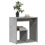 Sidebord 2 Stk Betonggrå 50X30X50 Cm Konstruert Tre