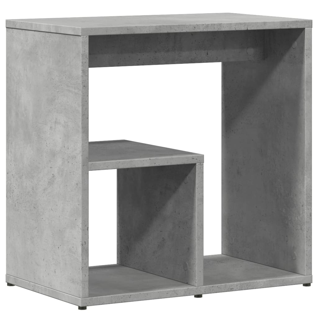 Sidebord 2 Stk Betonggrå 50X30X50 Cm Konstruert Tre